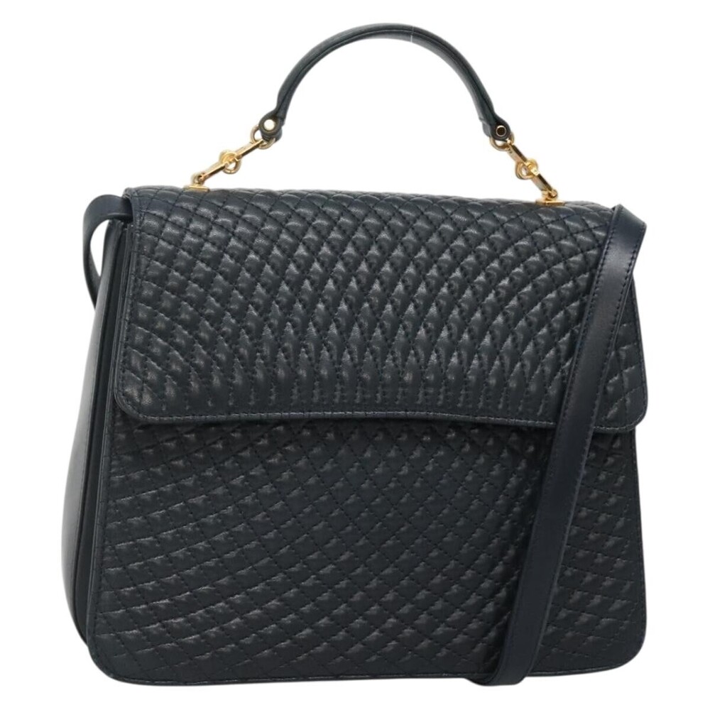 Bally Vintage Quilted Leather